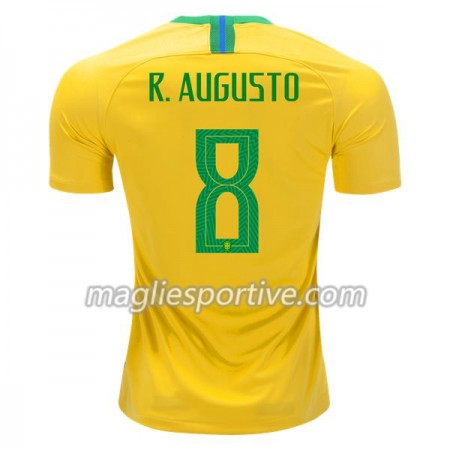 Completo Calcio Brasile R.Augusto 8 Divisa Prima Mondiali 2018